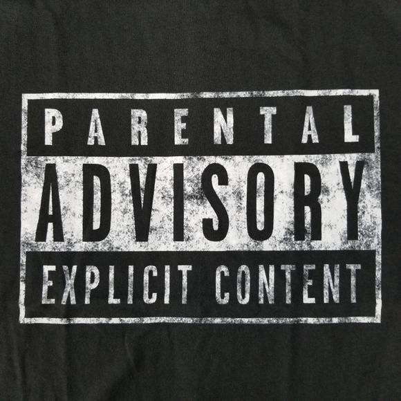 Parental Advisory Explicit Content Distressed - Picture 1 of 6